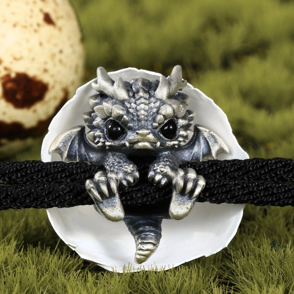 Cute Silver Dragon Bracelet