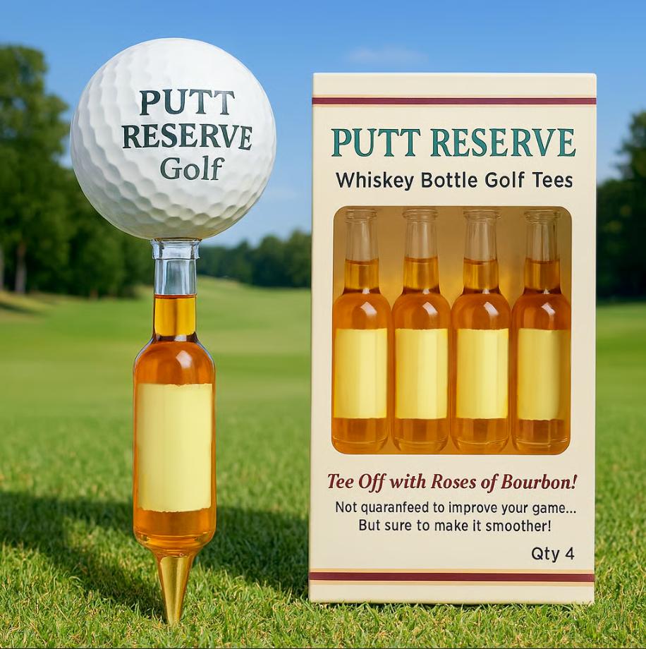 Whiskey Bottle Golf Tee