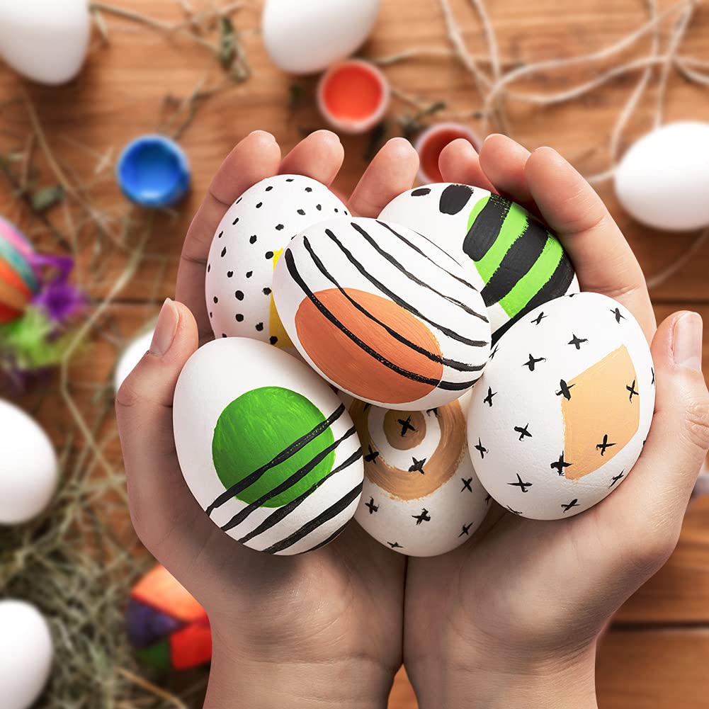 White Wooden Easter Egg -DIY Game for Kids