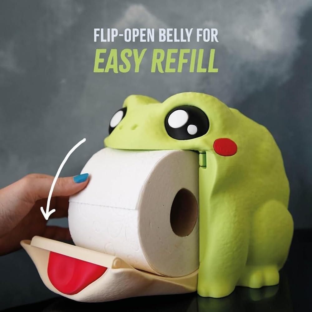 Frodrick The Frog Toilet Paper Dispenser