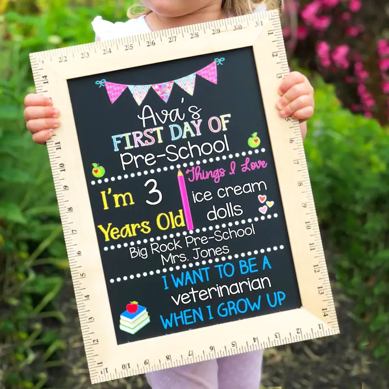 First Day of School Board