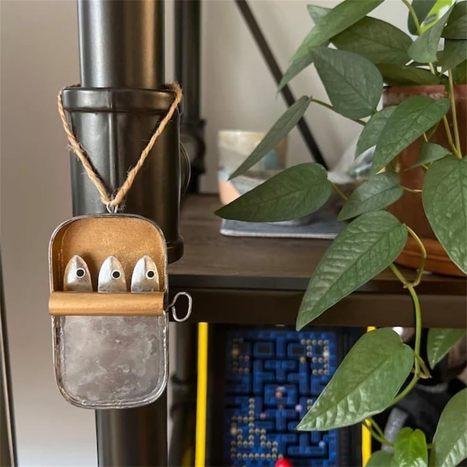 Tin of Sardines Quirky hanging ornament