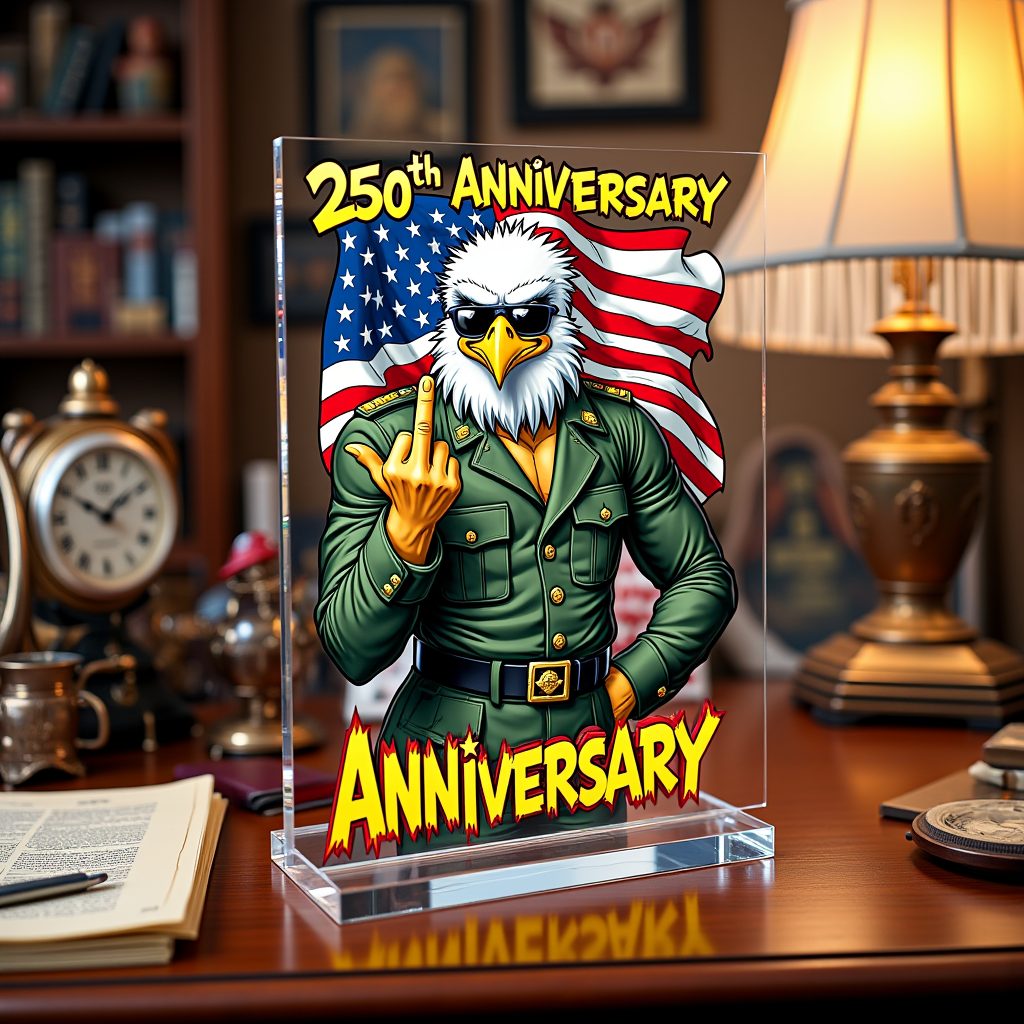 250th Anniversary Rebel Eagle  Plaque