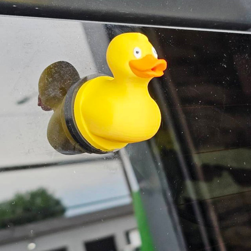 💦 Meet the Ultimate Car Accessory: The Fun Middle Finger Spraying Duck! 🦆💥