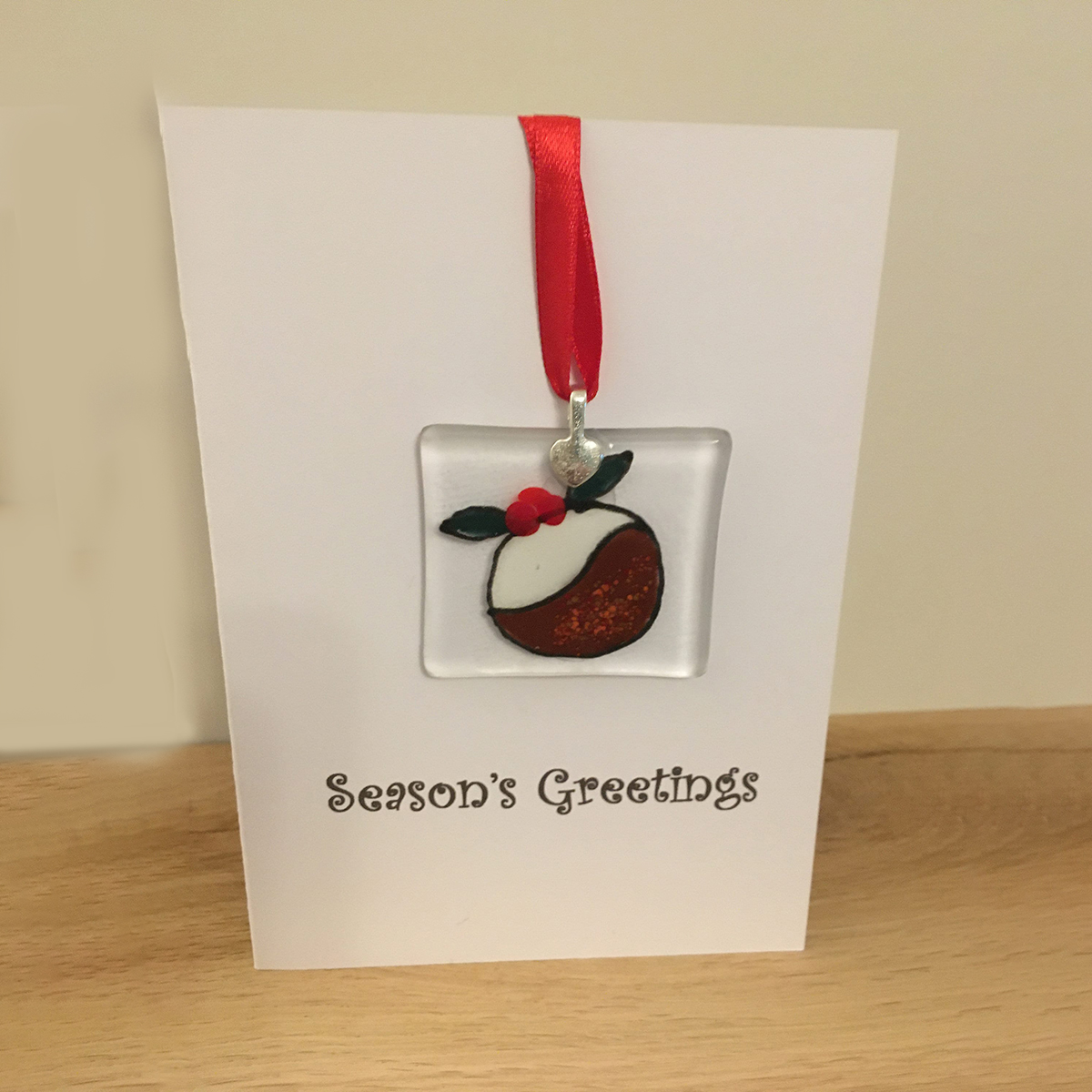 Handcrafted Fused Glass Christmas Cards