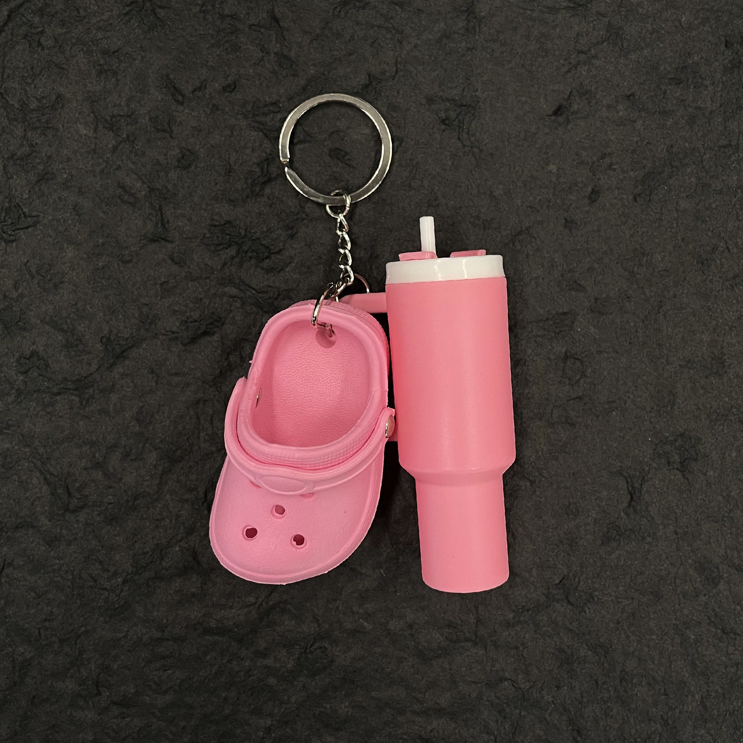 Mini cup + Crocs keychain