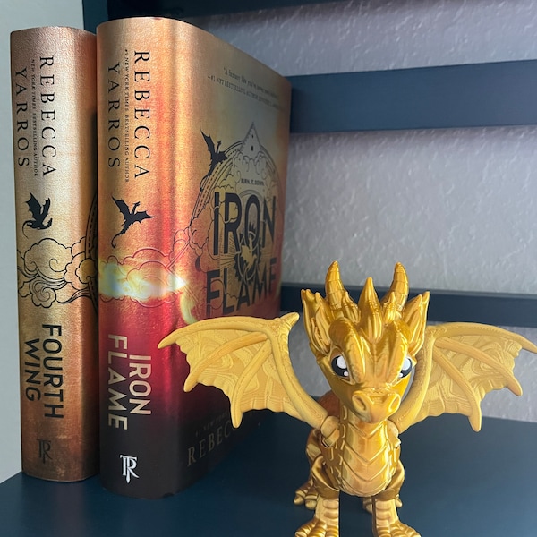 Gold 3d printed Dragon