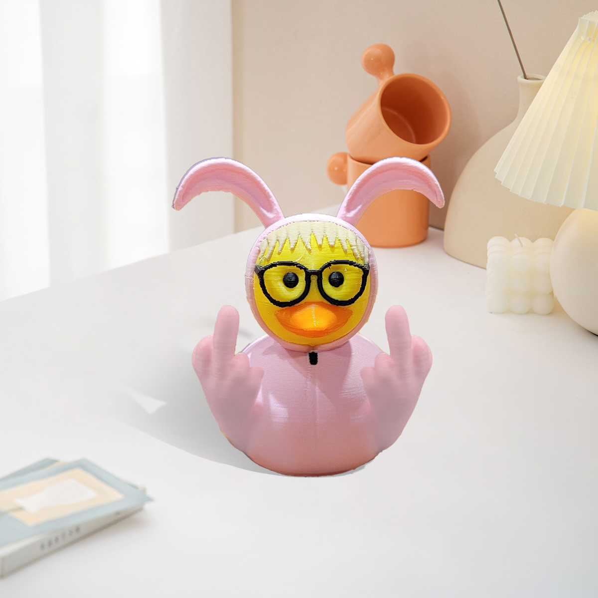 Middle Finger Bunny Duckling: The Sassy Easter Rebel 🦆🐰