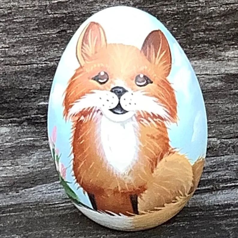 Wooden Easter Egg