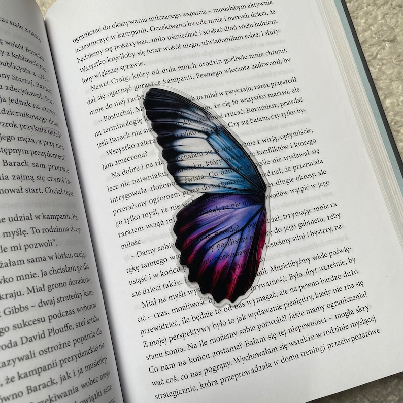 Butterfly Transparent Bookmark