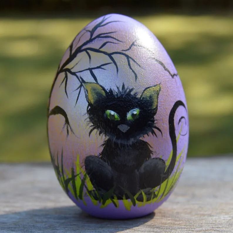 Wooden Easter Egg
