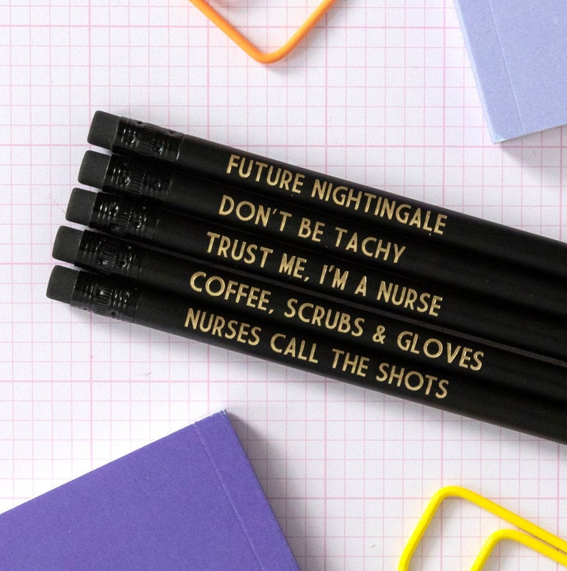Funny Nurse Pencil Set 