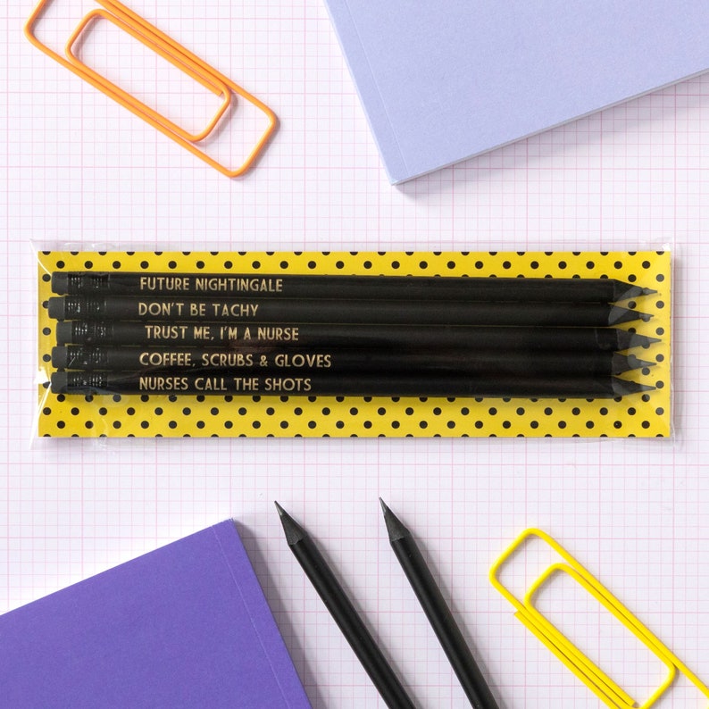 Funny Nurse Pencil Set 