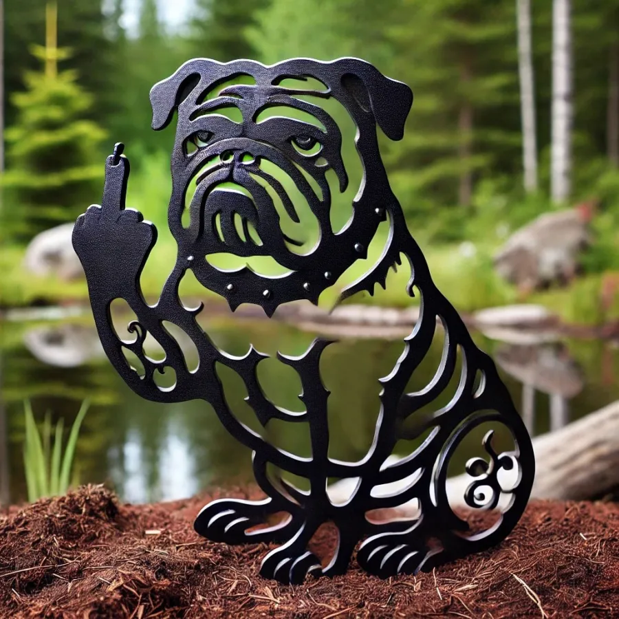 🤣Hilarious Middle-Finger Metal Yard Decor