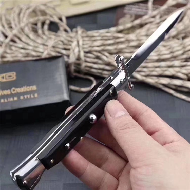 🔥Pure Handmade Old School Italian Stiletto Pocket Knife
