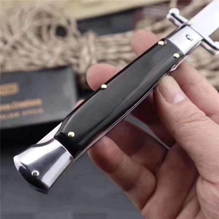 🔥Pure Handmade Old School Italian Stiletto Pocket Knife