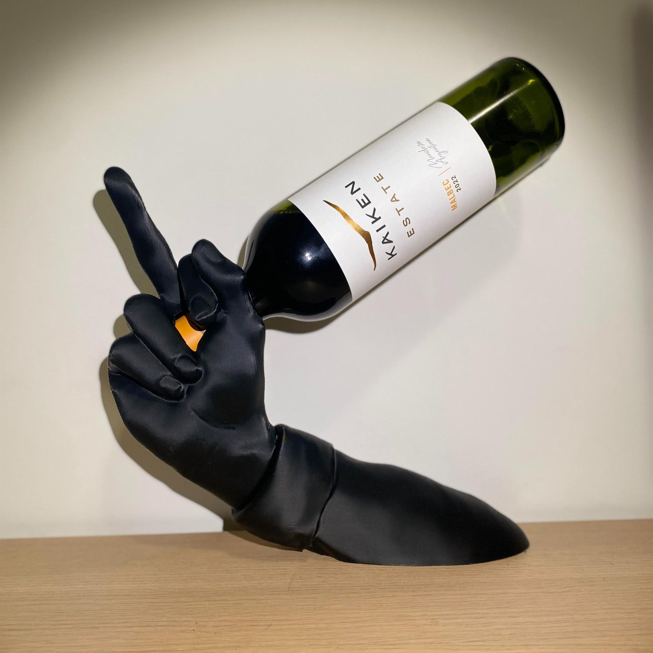 Unique Middle Finger Wine Rack