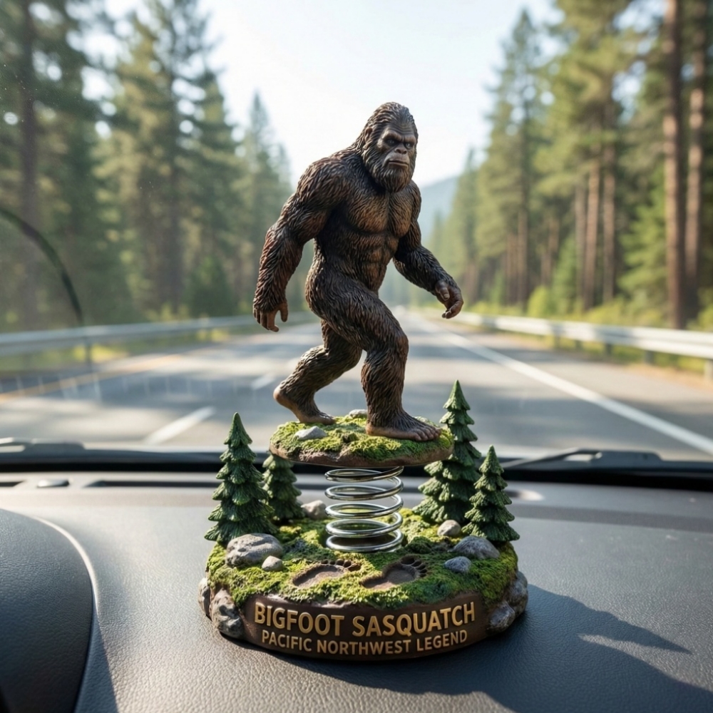 🦍 Bigfoot Sasquatch Pacific Northwest Bobblehead – Legend Meets Whimsy