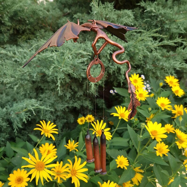 Metal Dragon Wind Chime
