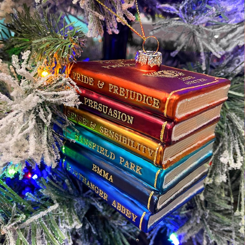 Jane Austen Christmas Tree Ornament