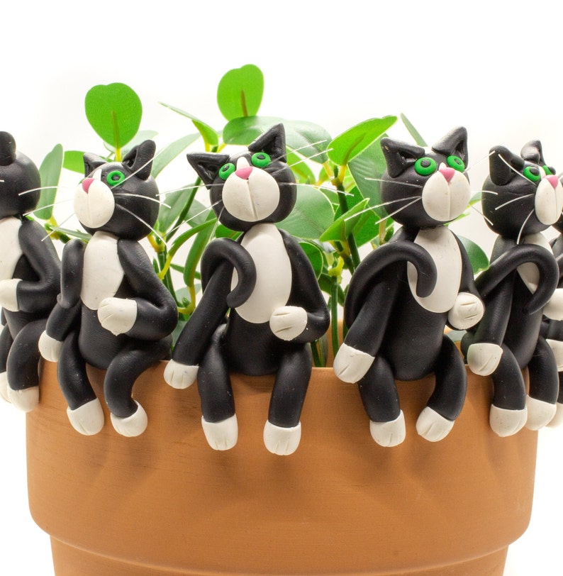 Funny Cat Pot Sitter