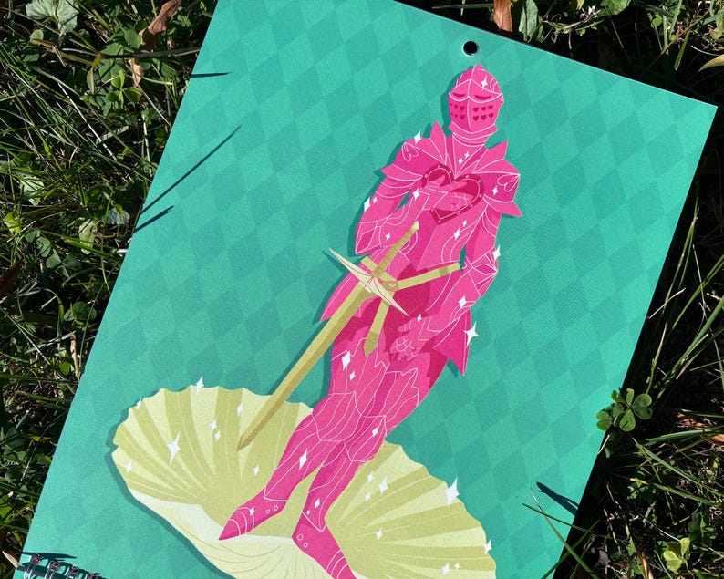 Armor & Amore: Pin Up Knight 2025 Wall Calendar