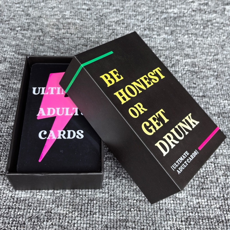 Be Honest or Get Drunk Game Card
