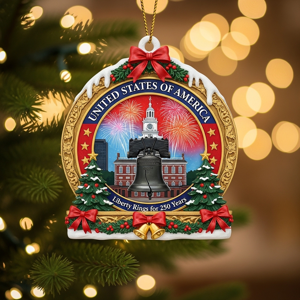 250th USA Commemorative Ornaments