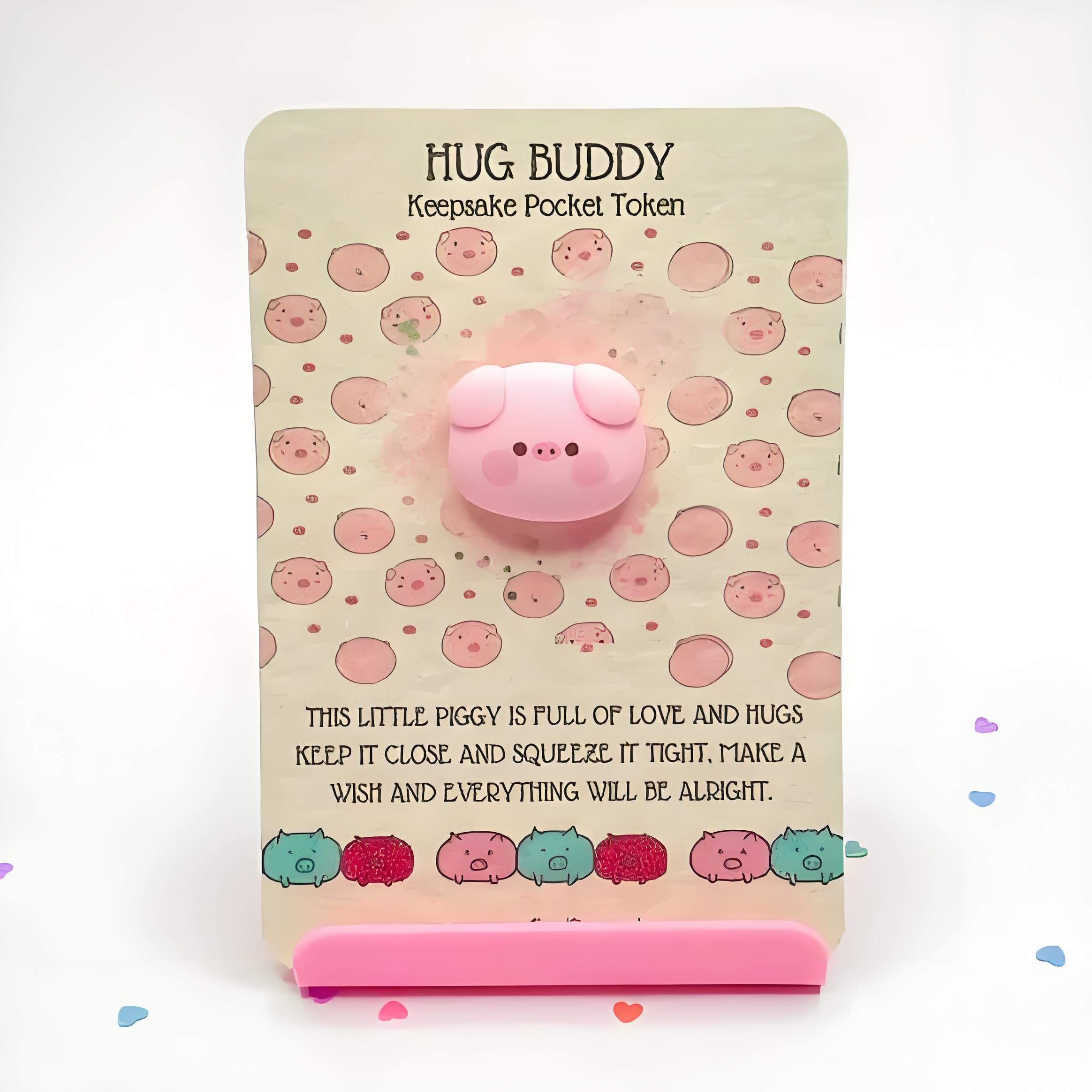 Pig Heart Pocket Hug Buddy