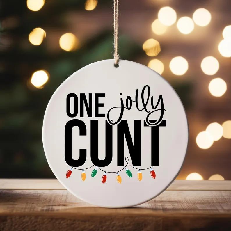  Funny Adult Christmas Ornament