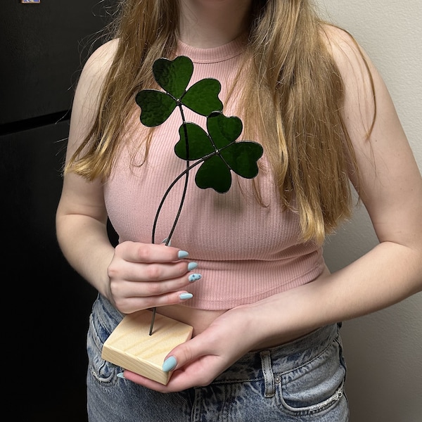 Lucky Shamrock Suncatcher