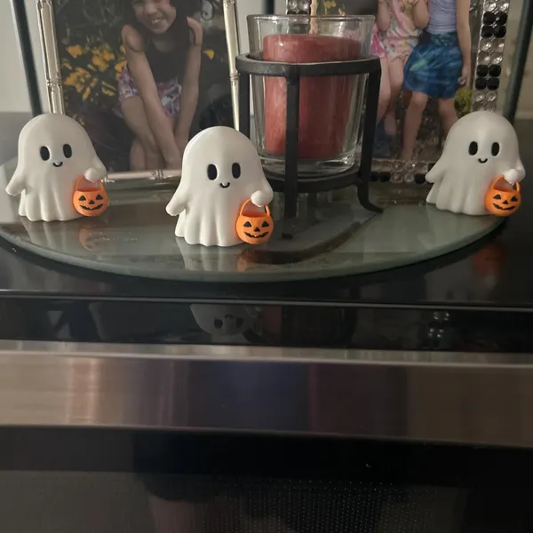 👻🍬Cute Tiny Trick or Treat Ghost