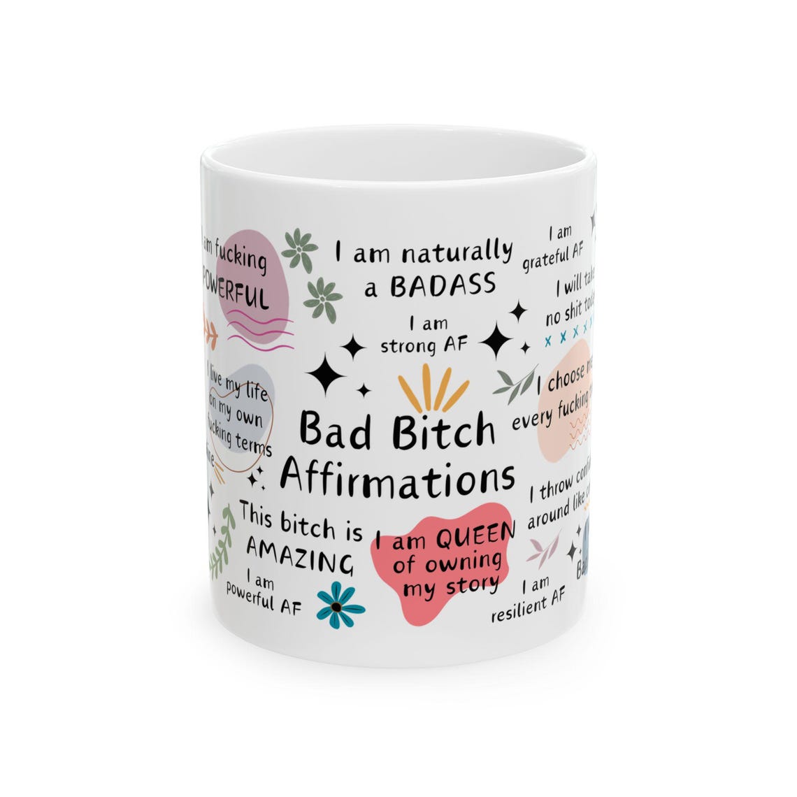 Bad Bitch Energy Affirmation Mug