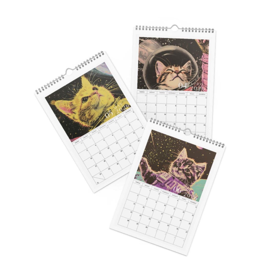 2025 Space Cat Calendar