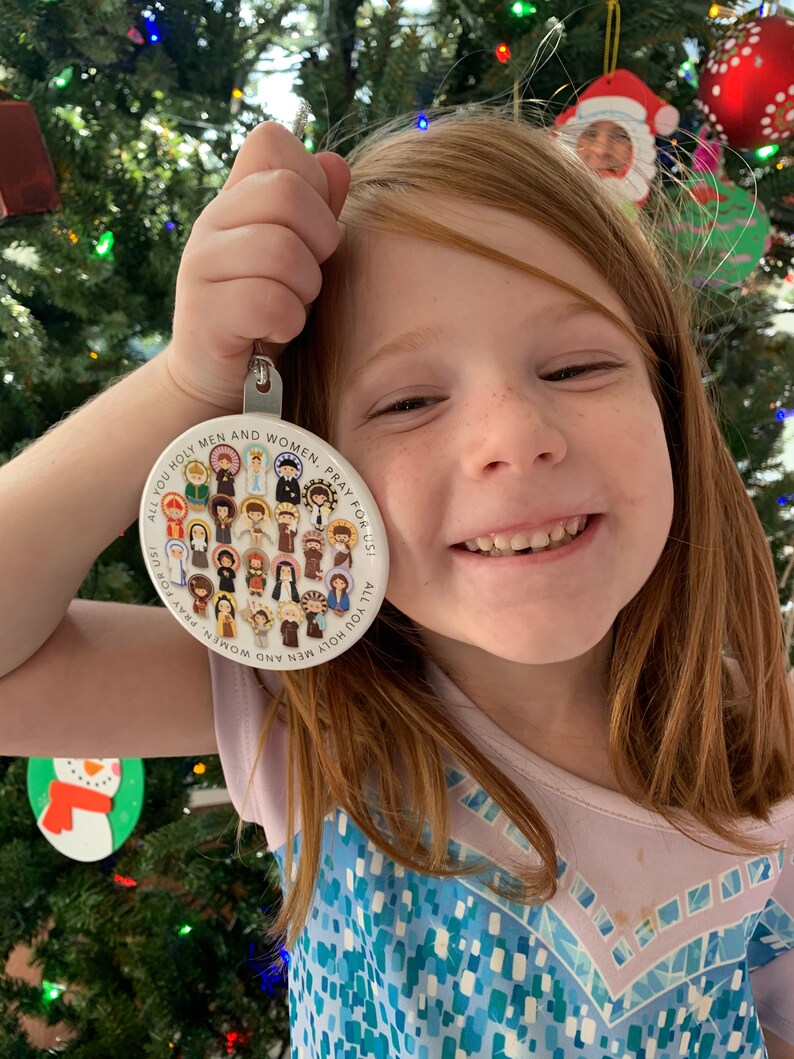 Catholic Saints Christmas Ornament
