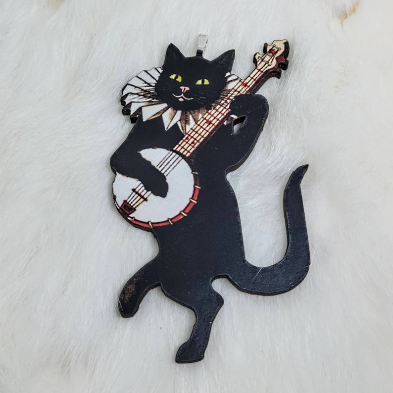 Banjo Cat Ornament