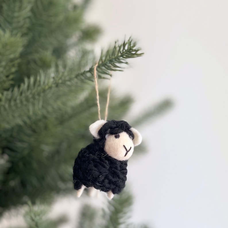 Felt Mini Sheep Ornament