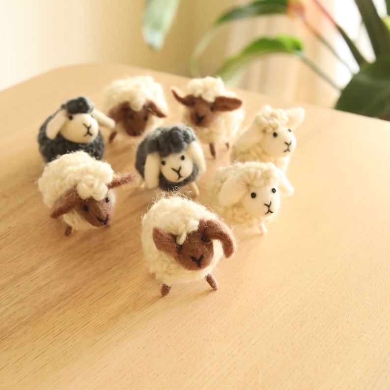 Felt Mini Sheep Ornament