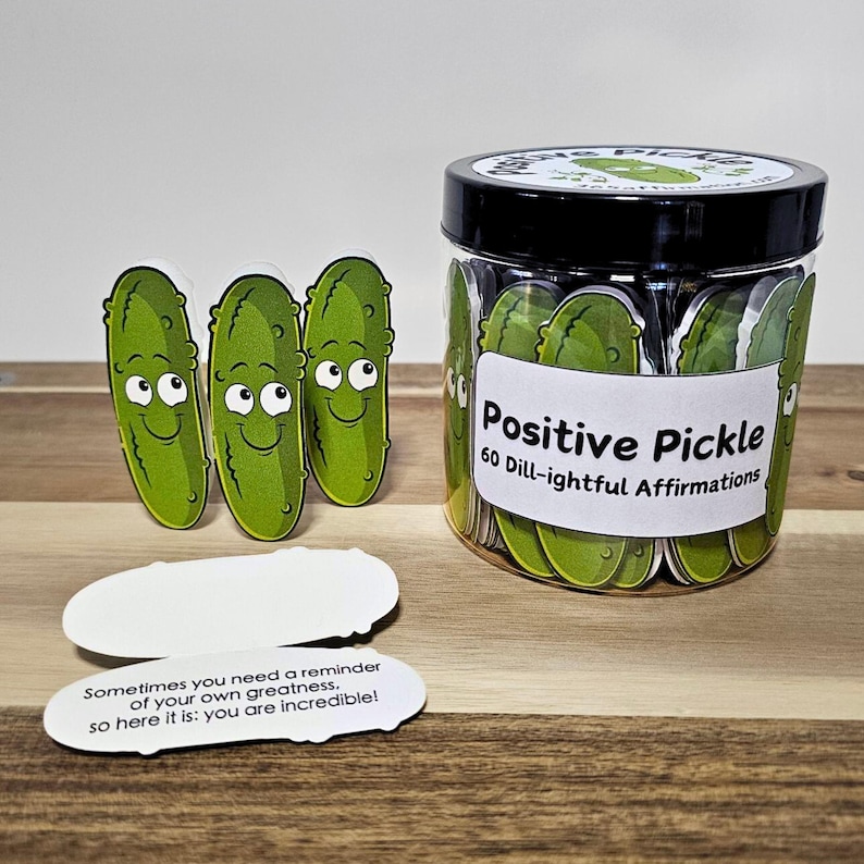 Positive Pickle Affirmation Cards