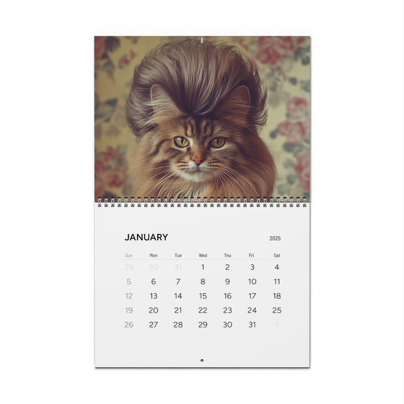 Purrfect Mullets 2025 Calendar