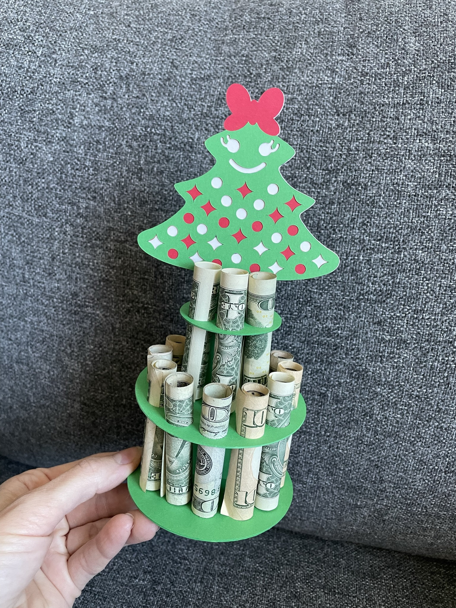 Merry Christmas Money Cash Holder