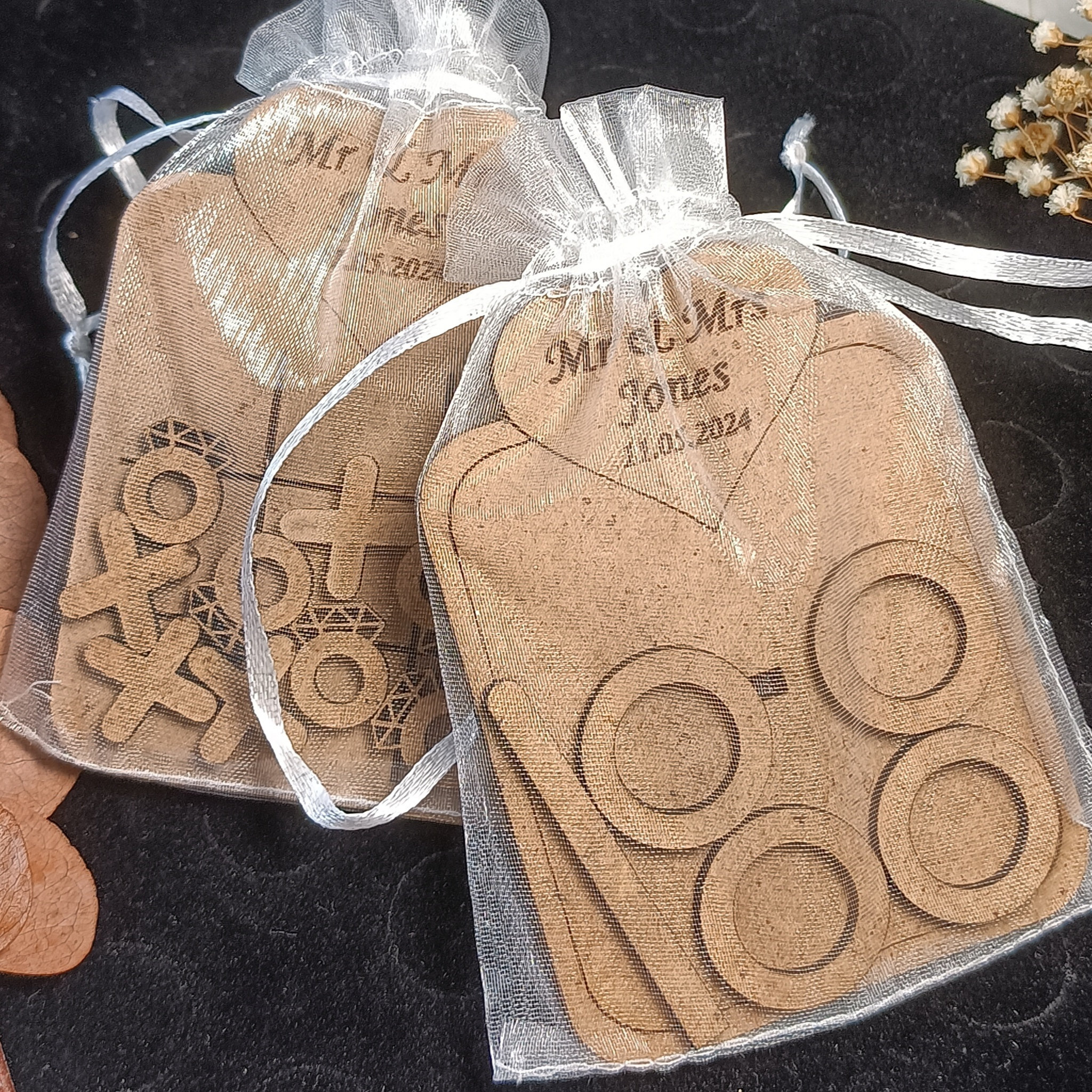 Personalised Wedding Table Game Keepsake