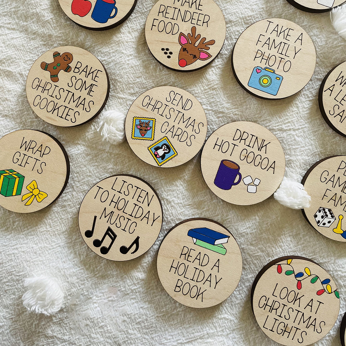 Christmas Advent Tokens