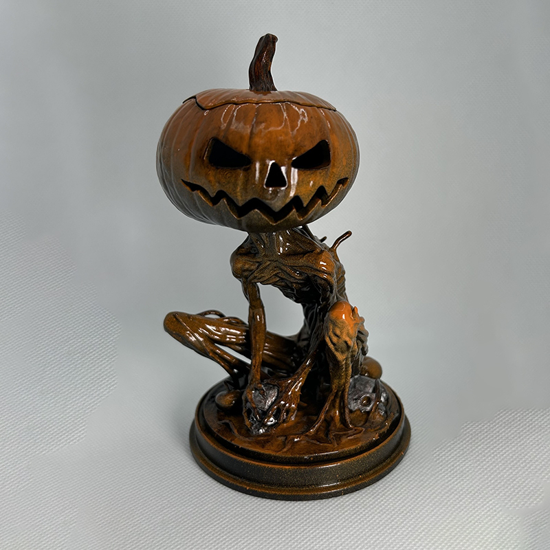 Halloween skellington statue monster 