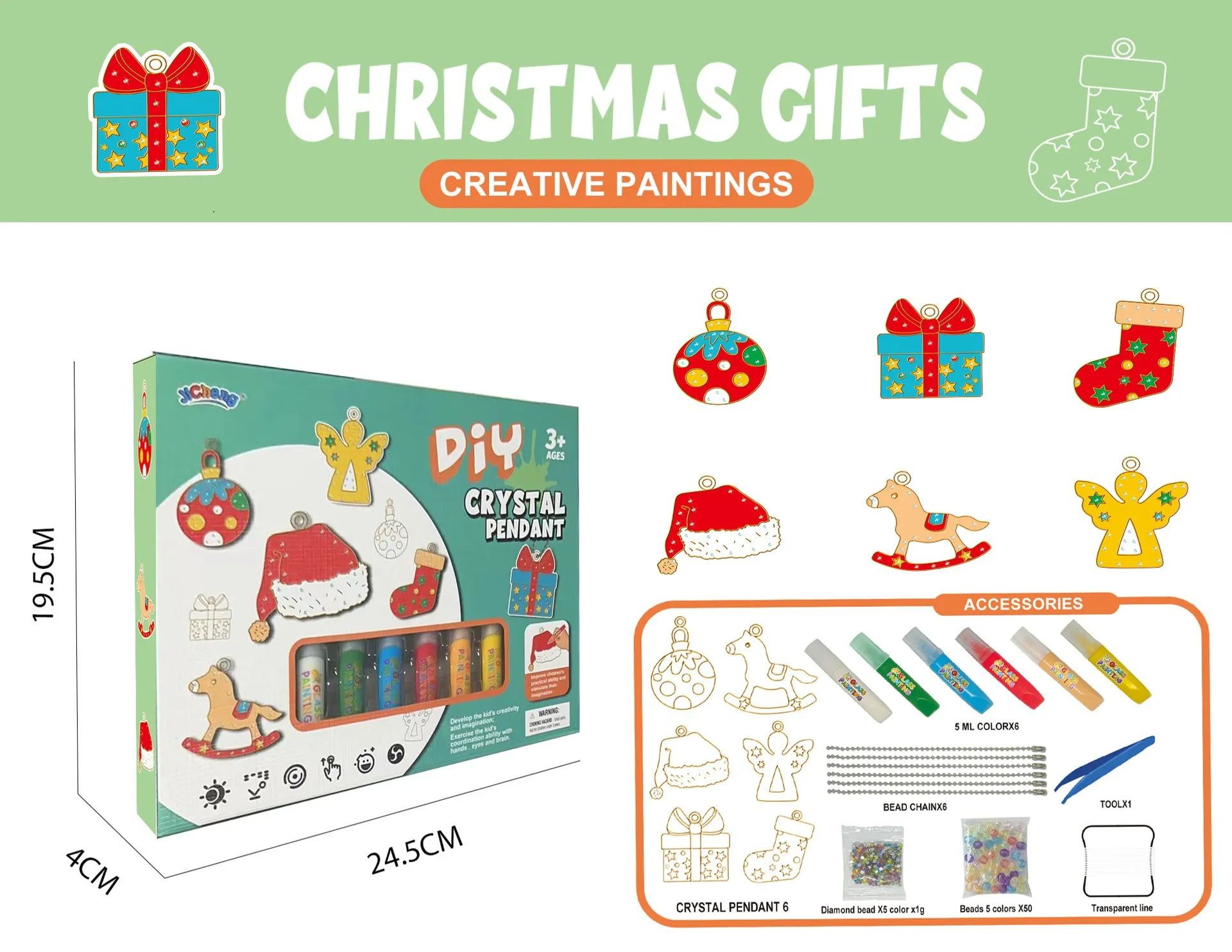 🎁DIY Crystal Paint Arts and Crafts Set