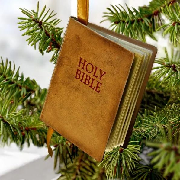 Miniature Bible Christmas Ornament