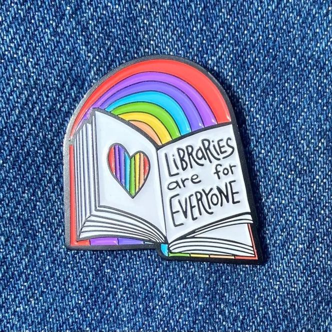 Bookish Enamel Pin