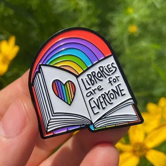 Bookish Enamel Pin