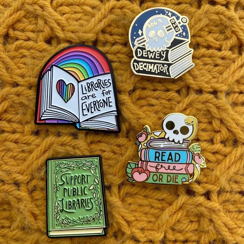Bookish Enamel Pin