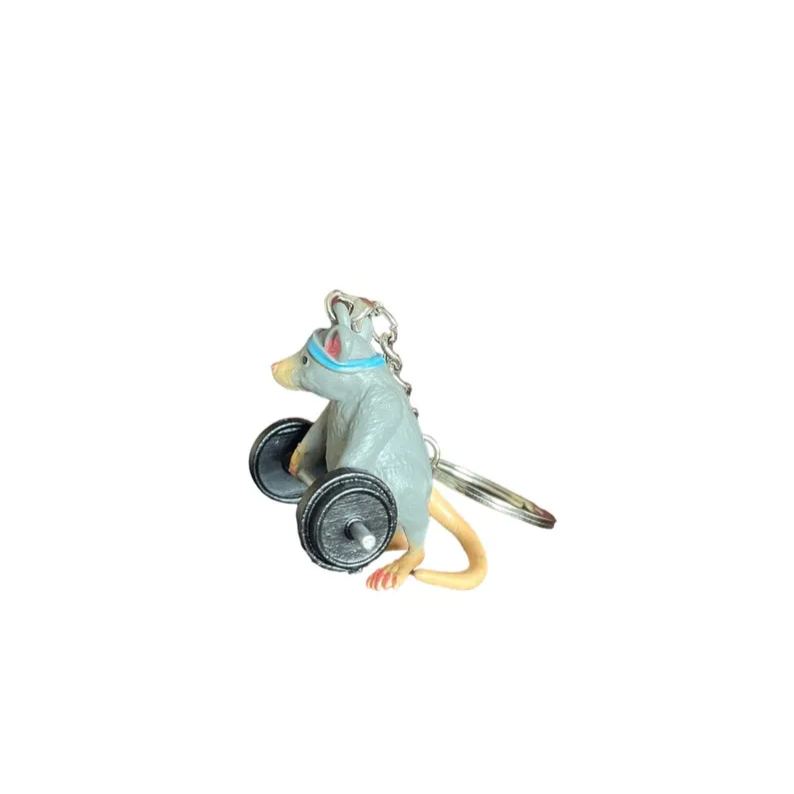 Gym Rat Keychain